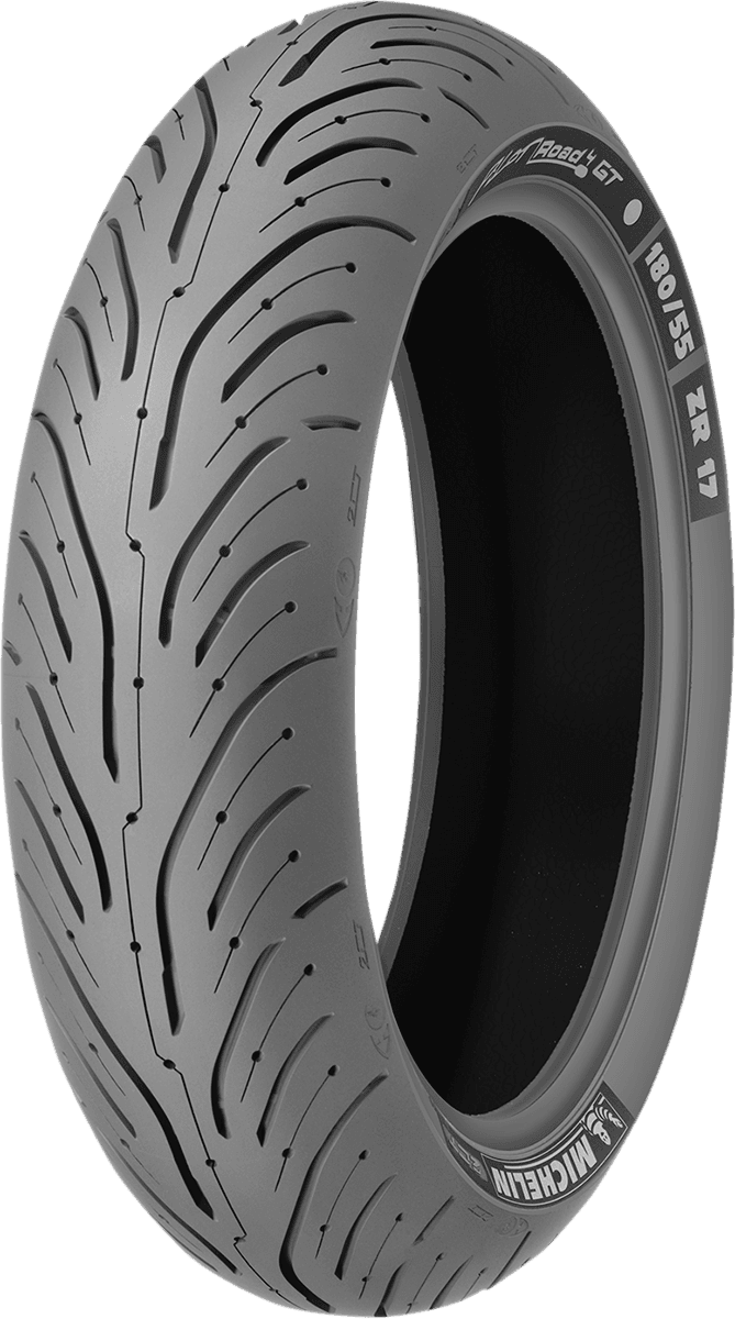 MICHELIN 0302-0850 Tire - Pilot Road 4 GT - Rear - 180/55ZR17 - (73W) — image 5 of 8