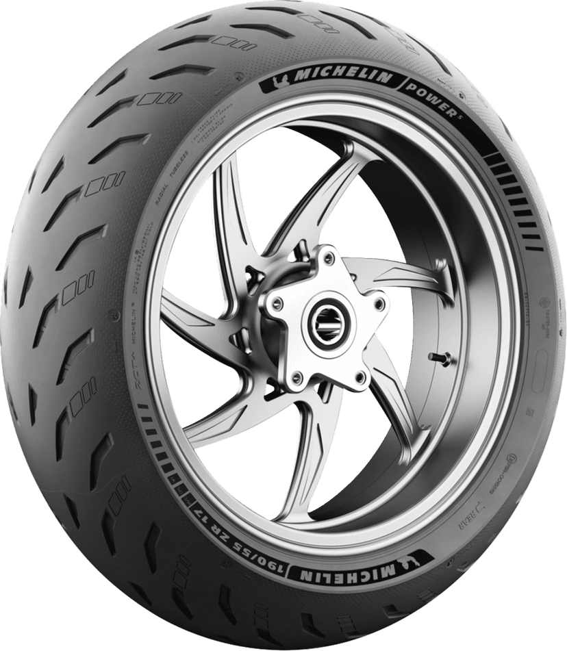 MICHELIN 0302-1410 Tire - Power 5 - Rear - 190/50ZR17 - (73W) — image 2 of 9