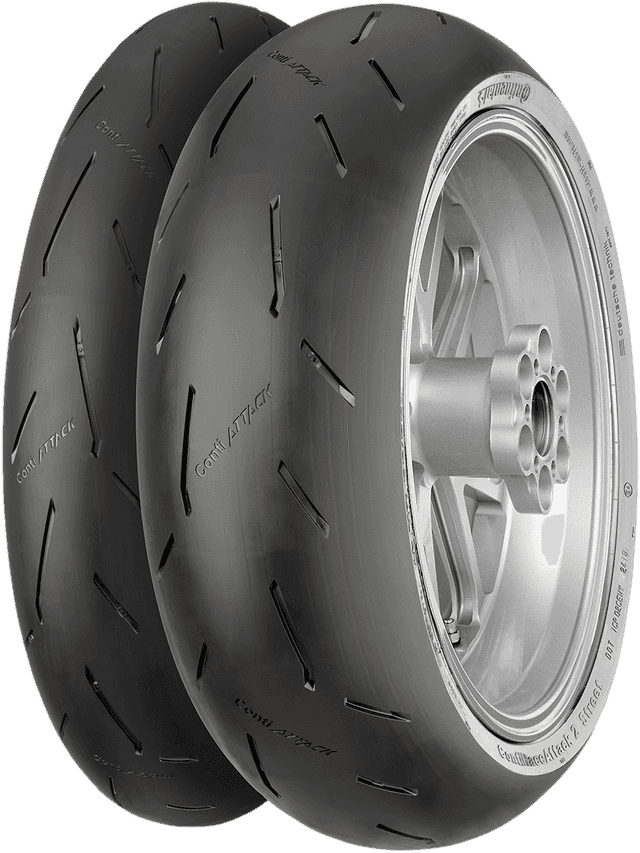 CONTINENTAL 0302-1451 Tire - ContiRaceAttack 2 Street - Rear - 180/55ZR17 - (73W) — image 1 of 2