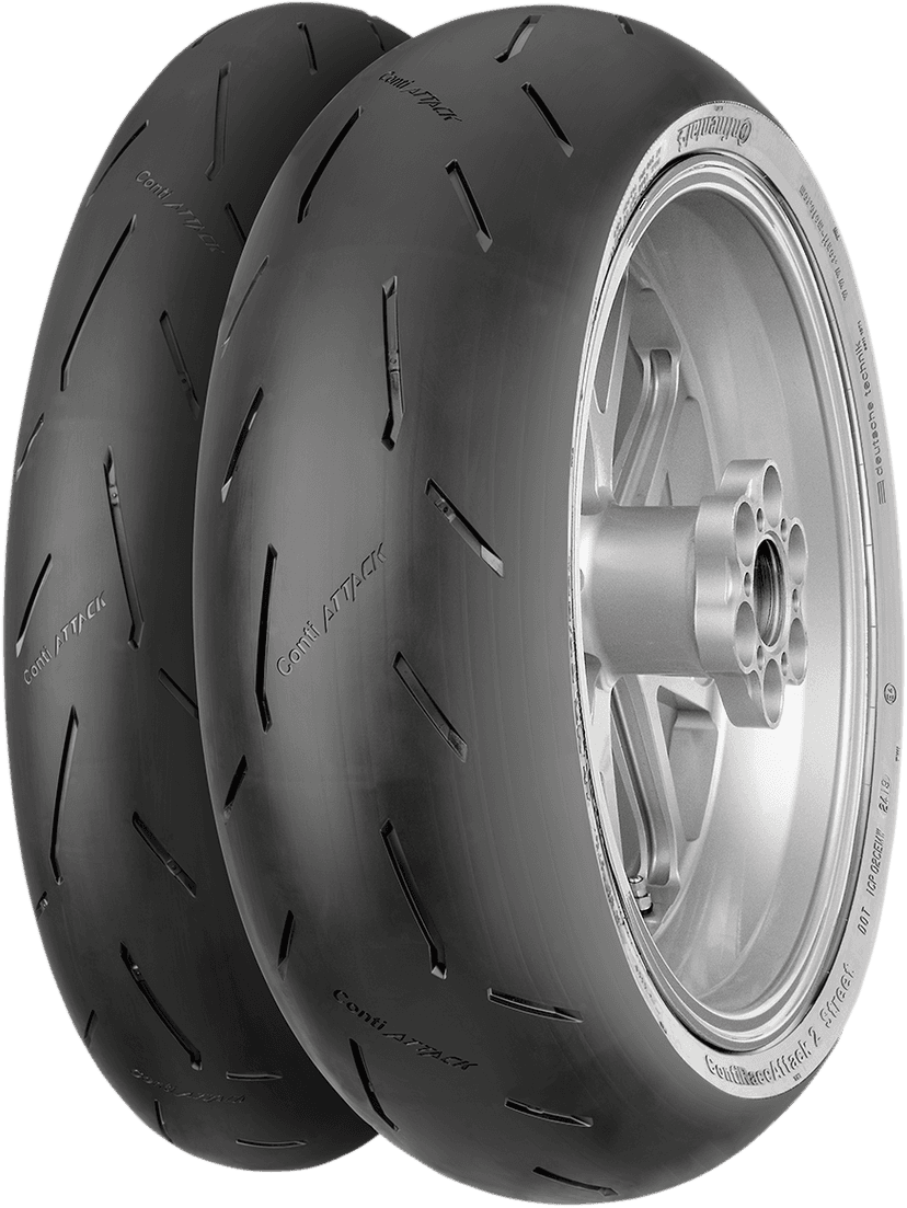 CONTINENTAL 0302-1451 Tire - ContiRaceAttack 2 Street - Rear - 180/55ZR17 - (73W) — image 1 of 2
