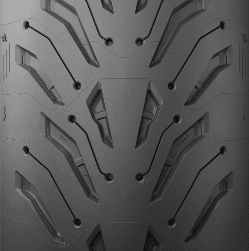 MICHELIN 0302-1607 Tire - Road 6 - Rear - 160/60ZR17 - (69W) — image 7 of 7