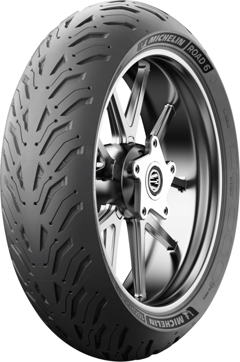 MICHELIN 0302-1607 Tire - Road 6 - Rear - 160/60ZR17 - (69W) — image 1 of 7