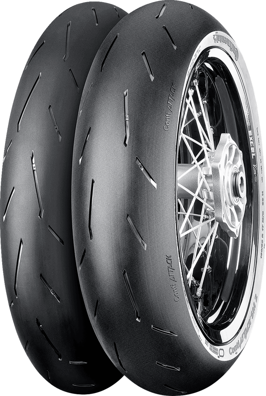 CONTINENTAL 0302-1773 Tire - ContiAttack SM 2 - Rear - 140/70R17 - 66H