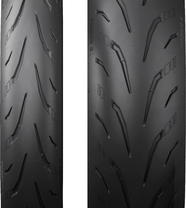 MICHELIN 0302-1782 Tire - Power 6 - Rear - 190/55ZR17 - (75W) — image 12 of 14