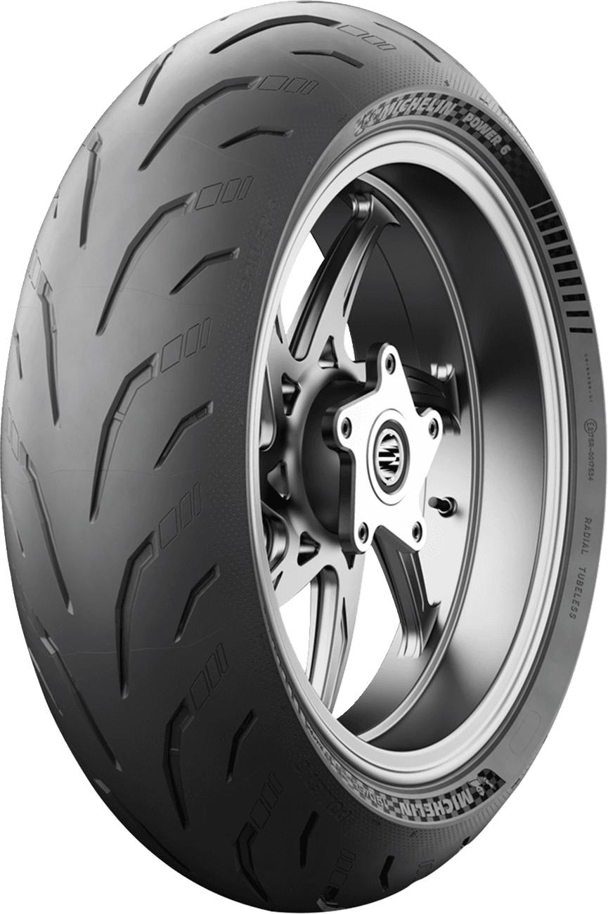 MICHELIN 0302-1782 Tire - Power 6 - Rear - 190/55ZR17 - (75W)