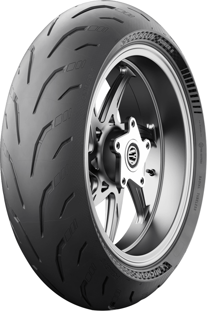 MICHELIN 0302-1782 Tire - Power 6 - Rear - 190/55ZR17 - (75W)