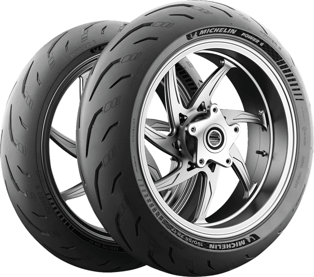 MICHELIN 0302-1782 Tire - Power 6 - Rear - 190/55ZR17 - (75W) — image 6 of 14