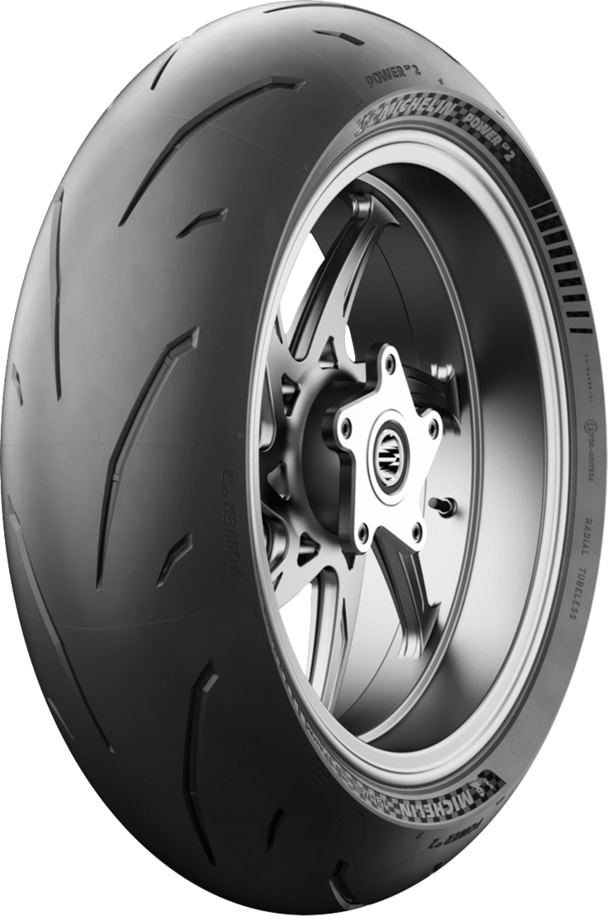 MICHELIN 0302-1785 Tire - Power GP2 - Rear - 180/55ZR17 - (73W)