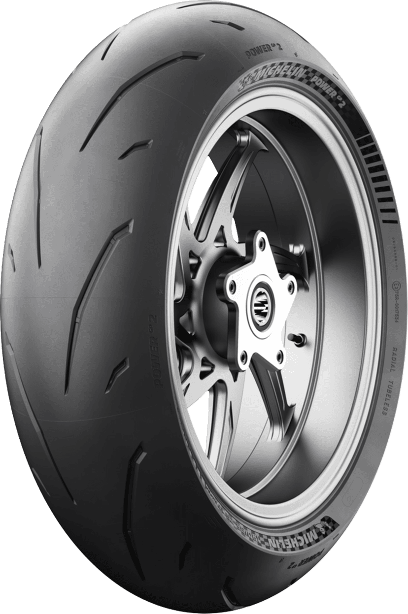 MICHELIN 0302-1785 Tire - Power GP2 - Rear - 180/55ZR17 - (73W) — image 1 of 9