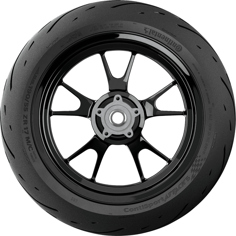 CONTINENTAL 0302-1910 Tire - ContiSportAttack 5 - Rear - 190/55ZR17 - (75W) — image 3 of 3