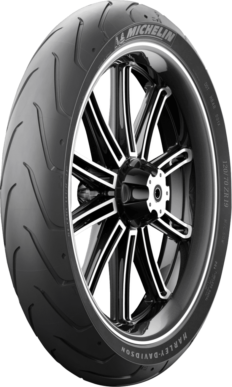 MICHELIN 0303-0211 Tire - Scorcher 11 - Front - F-Spec - 120/70ZR18 - (59W) — image 1 of 9