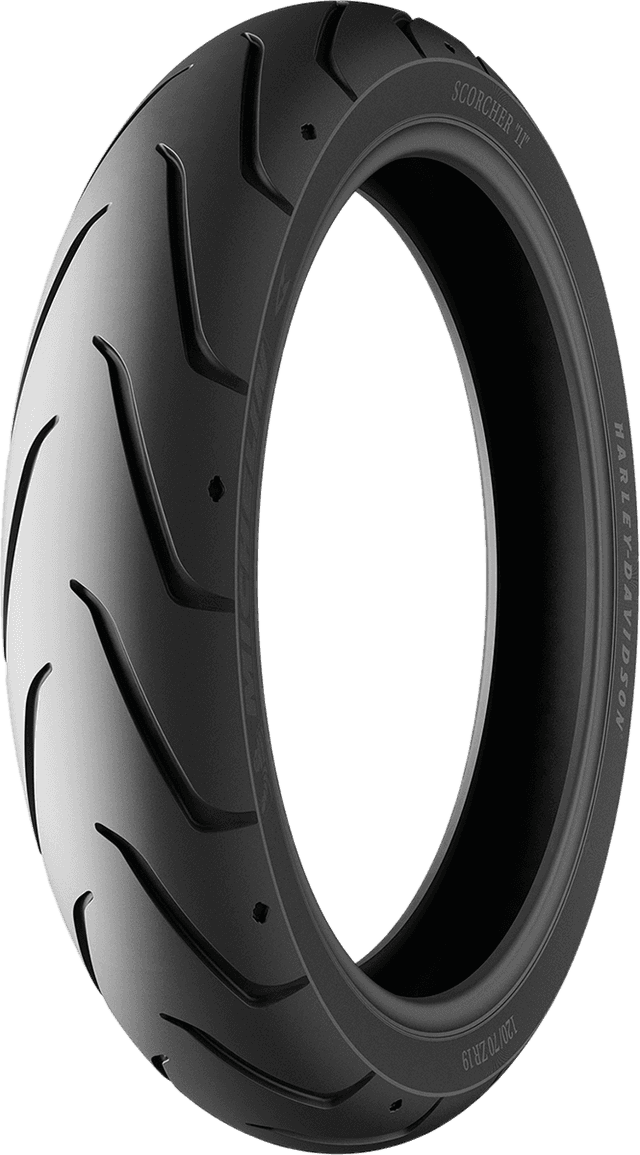 MICHELIN 0303-0212 Tire - Scorcher 11 - Front - T-Spec - 120/70ZR18 - (59W) — image 4 of 9
