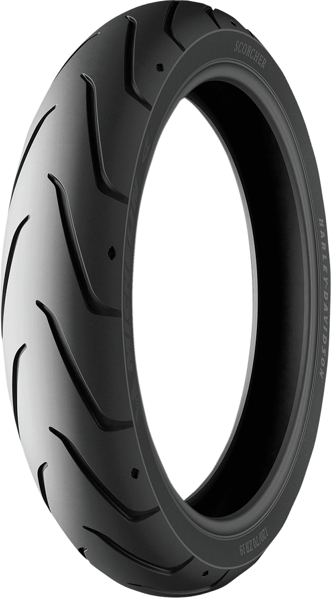 MICHELIN 0303-0266 Tire - Scorcher Sport - Front - 120/70ZR17 - (58W) — image 2 of 9
