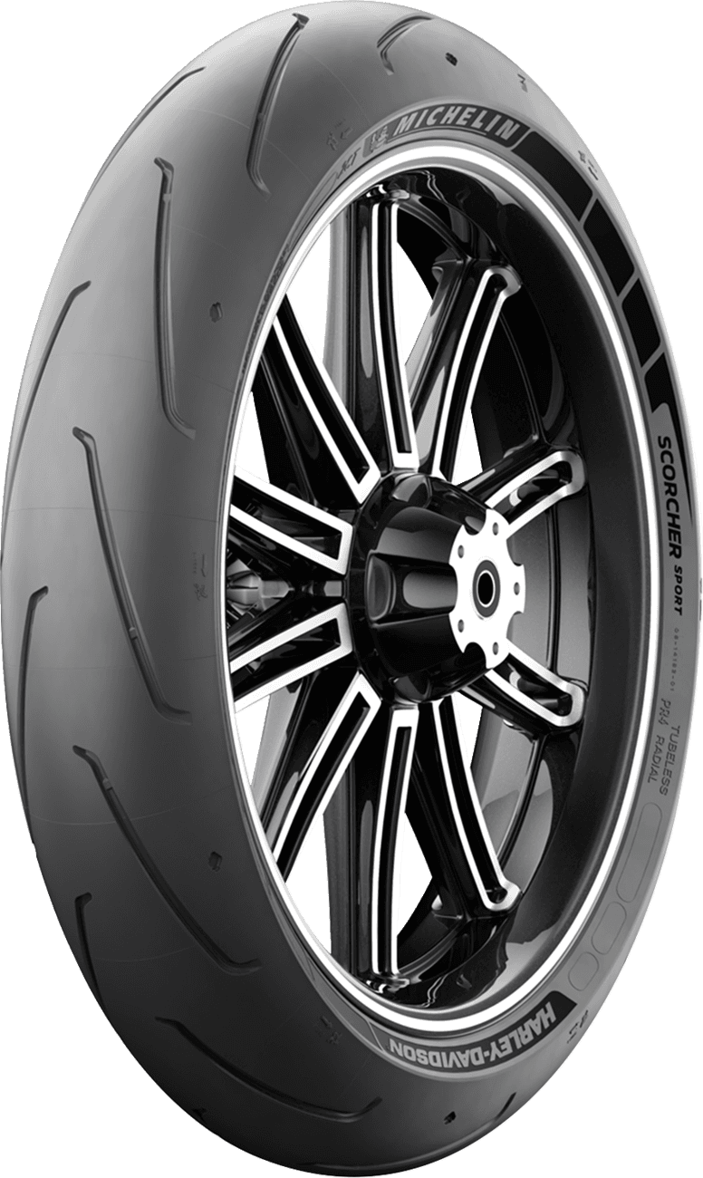 MICHELIN 0303-0266 Tire - Scorcher Sport - Front - 120/70ZR17 - (58W) — image 1 of 9