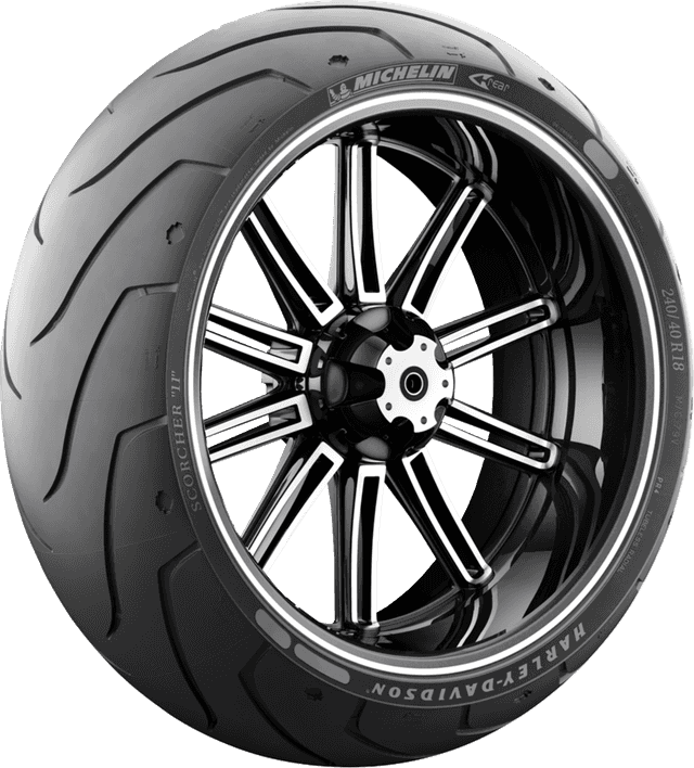 MICHELIN 0304-0233 Tire - Scorcher 11 - Rear - 180/55ZR17 - (73W) — image 4 of 9