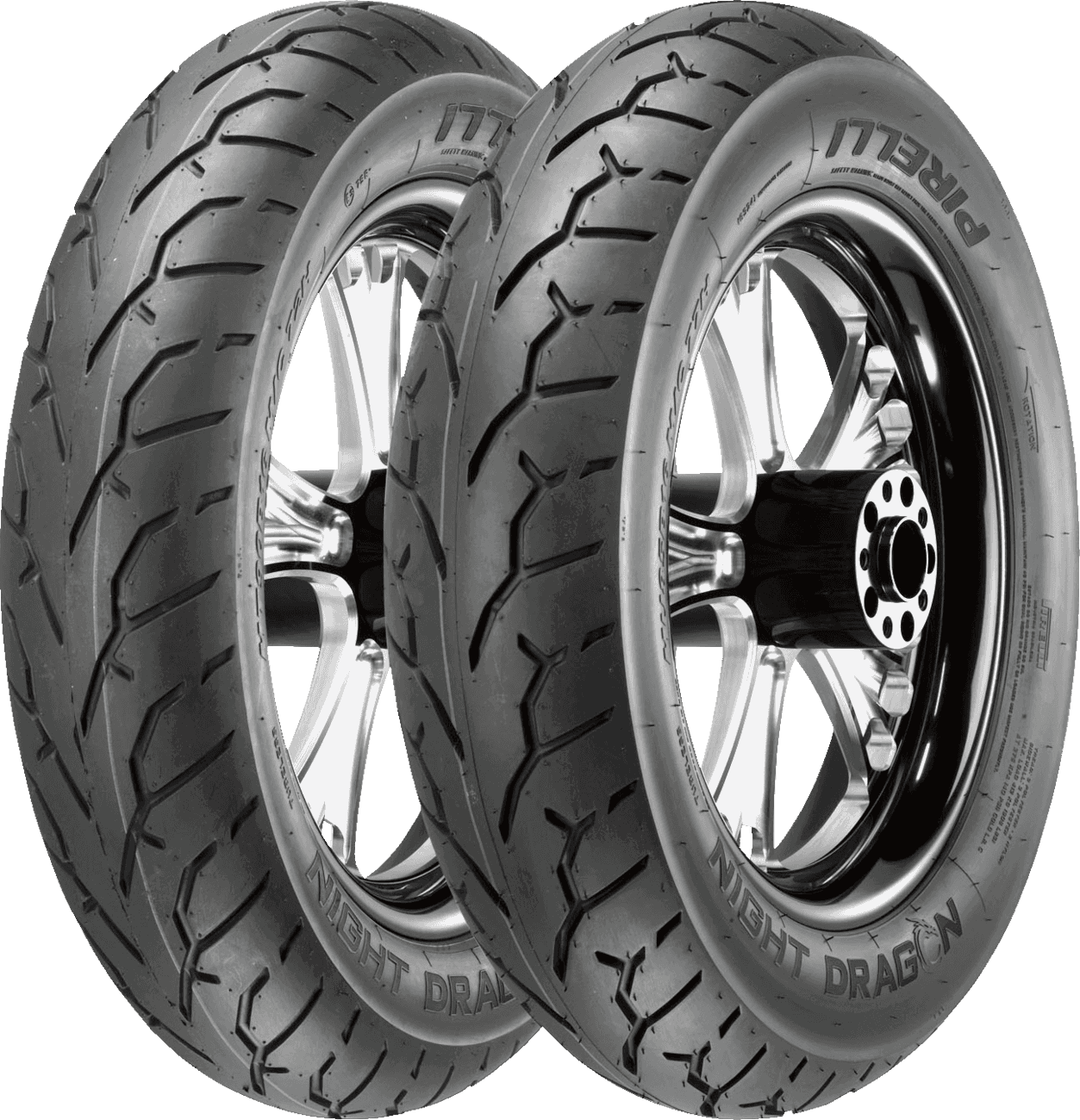 PIRELLI 0305-0081 Tire - Night Dragon™ - Front - 100/90-19 - 57H