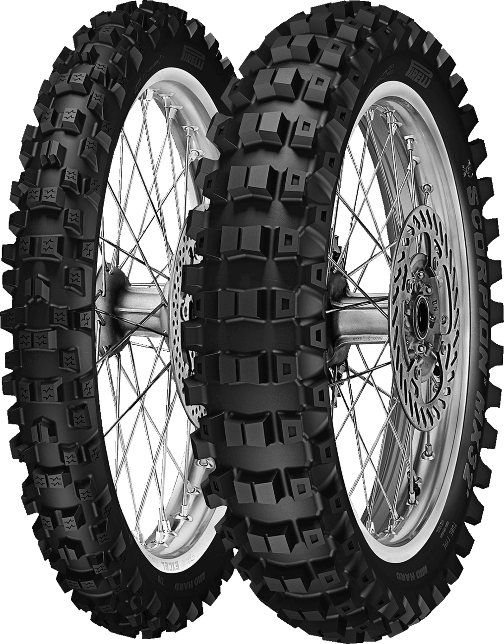 PIRELLI 0305-0591 Tire - Scorpion™ MX32™ Mid Hard - Rear - 100/90-19 - 57M