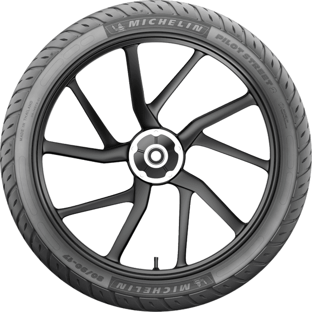 MICHELIN 0305-0829 Tire - Pilot Street 2 - Front/Rear - 80/90-14 - 46S — image 11 of 12