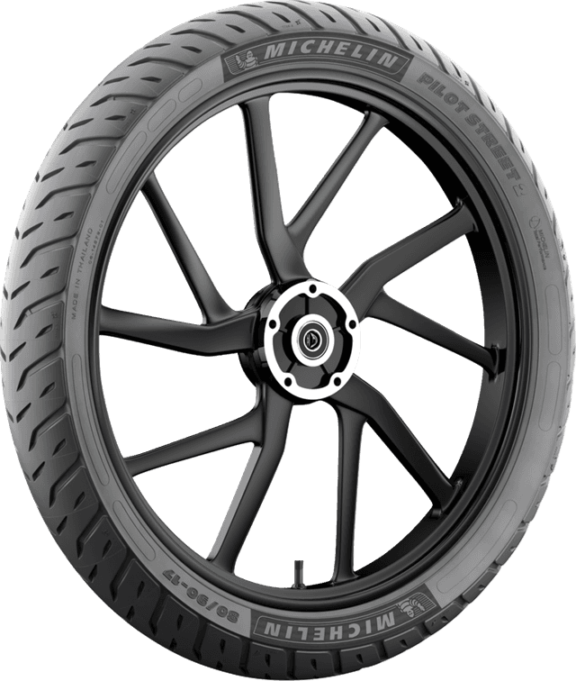 MICHELIN 0305-0830 Tire - Pilot Street 2 - Front/Rear - 90/90-14 - 52S — image 2 of 12