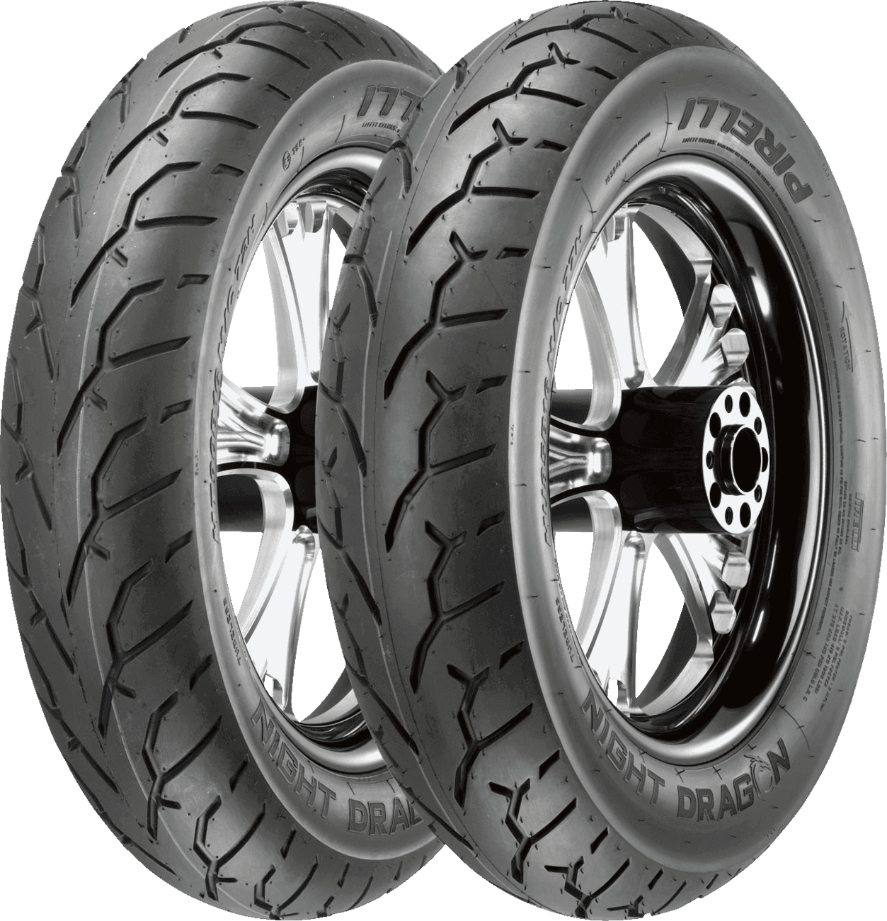 PIRELLI 0306-0117 Tire - Night Dragon™ - Rear - 180/70B15 - 76H