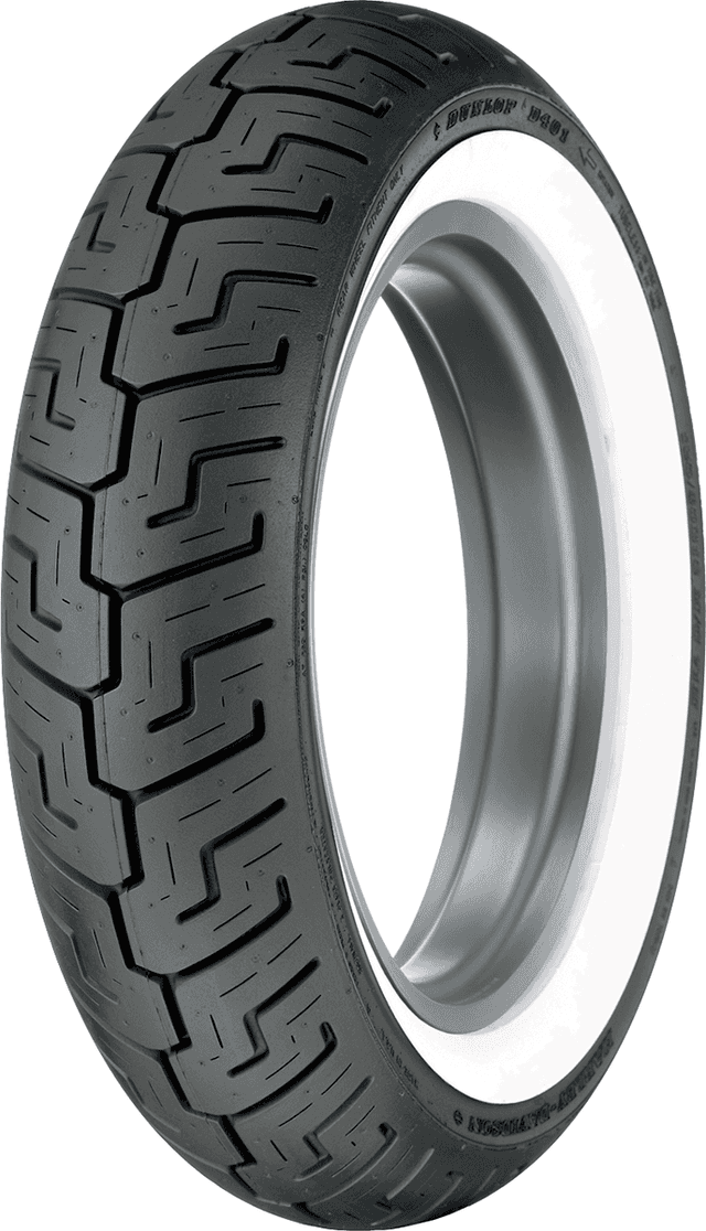 DUNLOP 0306-0430 Tire - D401 - Rear - 150/80B16 - Wide Whitewall - 71H