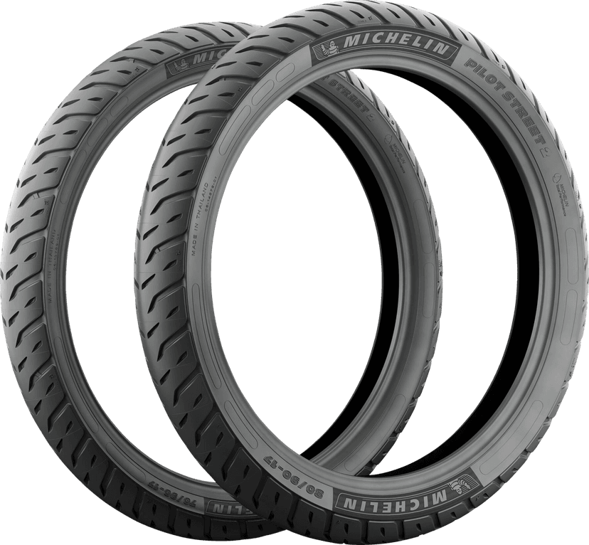 MICHELIN 0306-0838 Tire - Pilot Street 2 - Rear - 80/90-16 - 48S — image 6 of 12