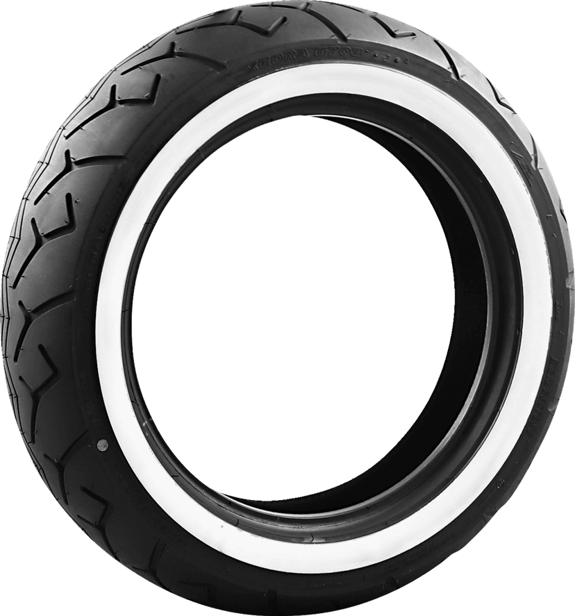 BRIDGESTONE 0307-0009 Tire - Exedra G703-J - Front - 150/80-16 - Wide Whitewall - 71H — image 2 of 3