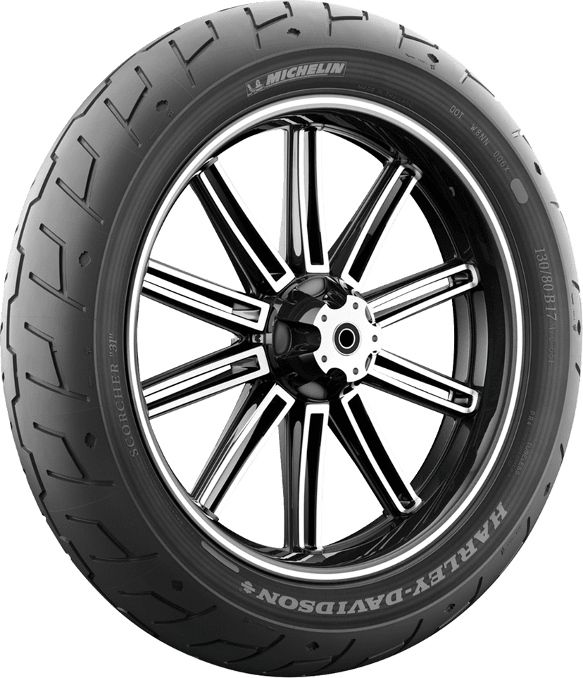 MICHELIN 0307-0063 Tire - Scorcher 31 - Front - 130/80B17 - 65H — image 3 of 11