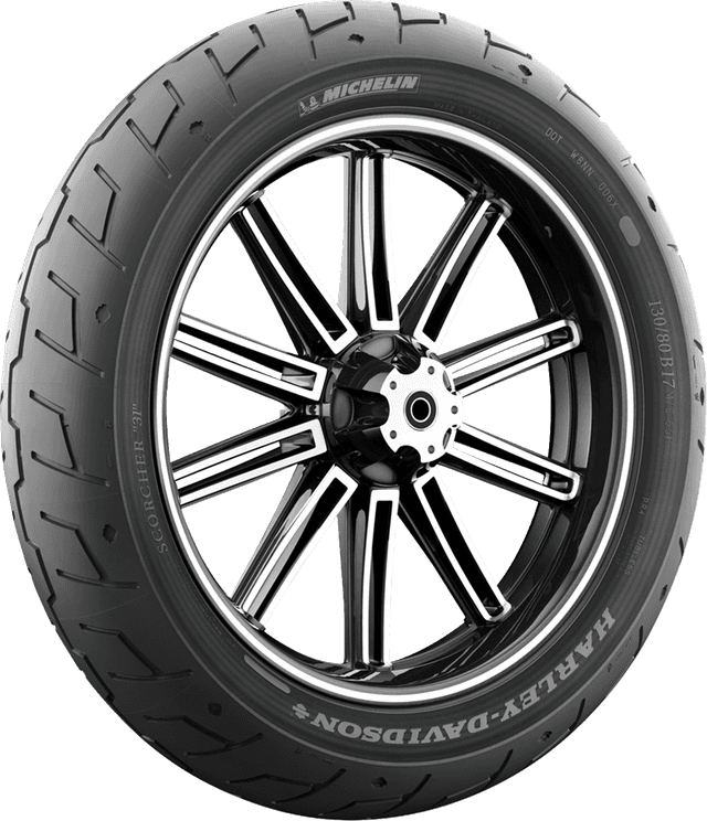 MICHELIN 0307-0066 Tire - Scorcher 31 - Front - 130/60B19 - 61H — image 5 of 11