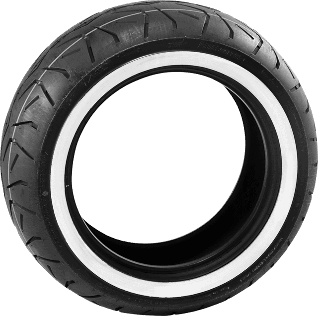 BRIDGESTONE 0308-0037 Tire - Exedra G722-R - Rear - 180/70-15 - Wide Whitewall - 76H — image 1 of 2