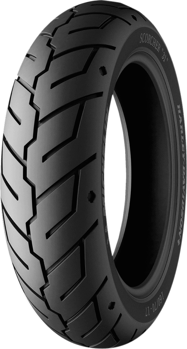 MICHELIN 0308-0052 Tire - Scorcher 31 - Rear - 180/60B17 - 75V — image 2 of 11