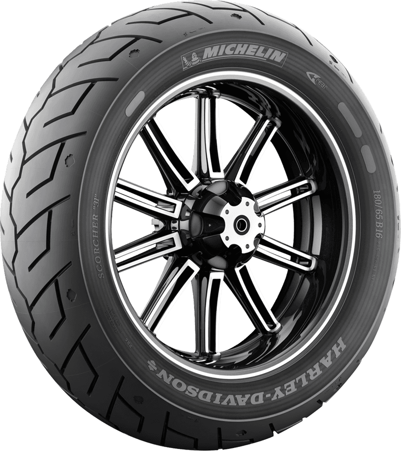 MICHELIN 0308-0052 Tire - Scorcher 31 - Rear - 180/60B17 - 75V — image 6 of 11