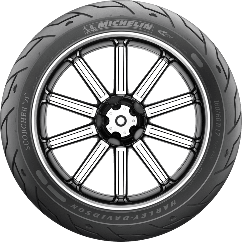 MICHELIN 0308-0056 Tire - Scorcher 21 - Rear - 160/60R17 - 69V — image 3 of 16