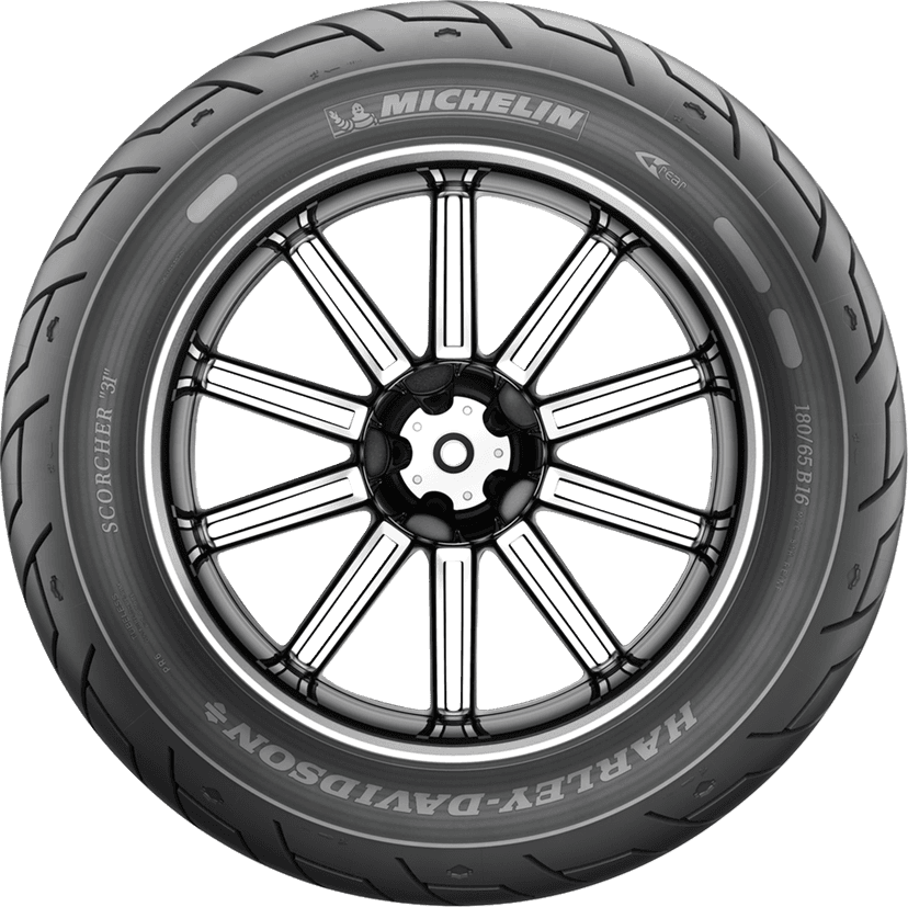 MICHELIN 0308-0057 Tire - Scorcher 31 - Rear - 180/70B16 - 77H — image 3 of 11