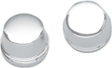 DRAG SPECIALTIES 0309-0217 Axle Caps - Chrome - Front - Pair