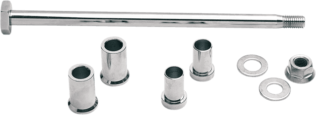 DRAG SPECIALTIES 0309-2250 Swingarm Pivot Shaft Kit - Chrome - '00-'07 FXST/FLST