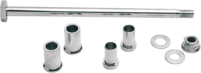 DRAG SPECIALTIES 0309-2250 Swingarm Pivot Shaft Kit - Chrome - '00-'07 FXST/FLST