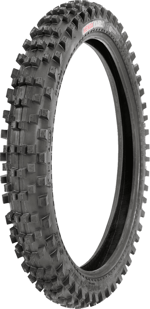 KENDA 0312-0435 Tire - K777F Knarly - Front - 90/90-21 - 54R — image 2 of 2