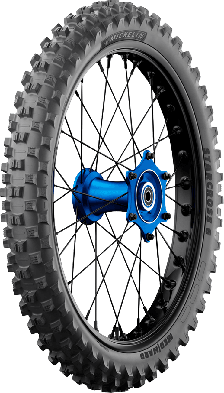 MICHELIN 0312-0476 Tire - StarCross 6 Medium Hard - Front - 80/100-21 - 51M — image 1 of 7
