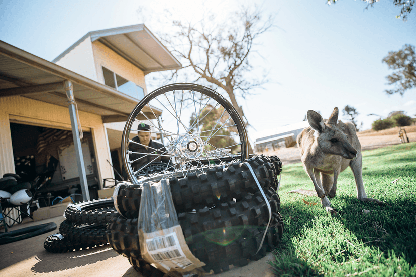KENDA 0313-0271 Tire - K781 Triple Sticky - Rear - 110/80-19 - 59M — image 2 of 4