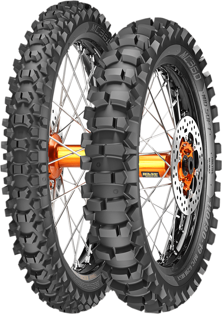 METZELER 0313-0611 Tire - MC360™ Mid-Soft - Rear - 110/100-18 - 64M