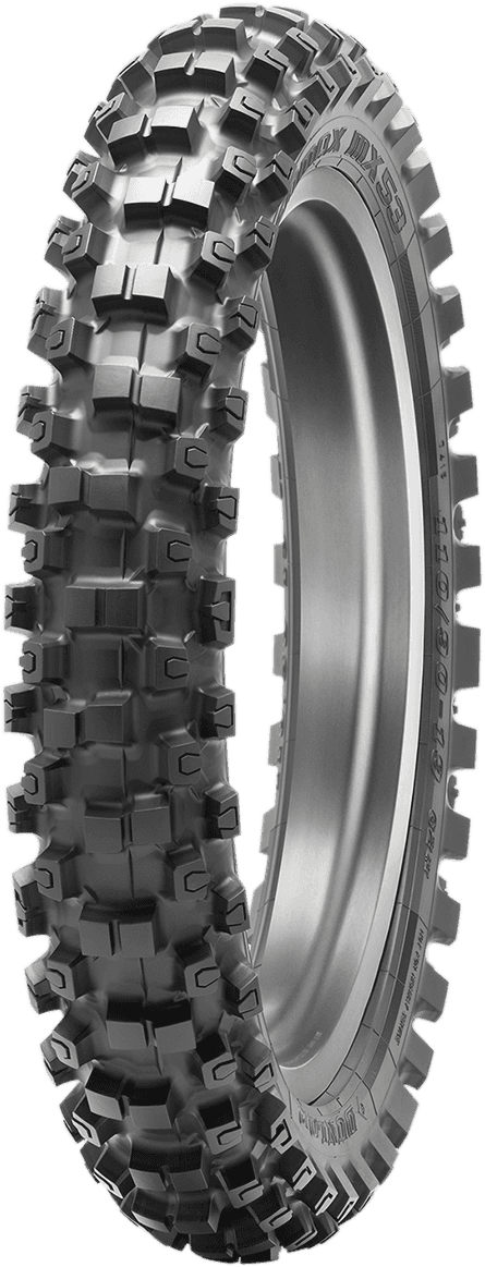 DUNLOP 0313-0727 Tire - Geomax MX53 - Rear - 120/90-19 - 66M