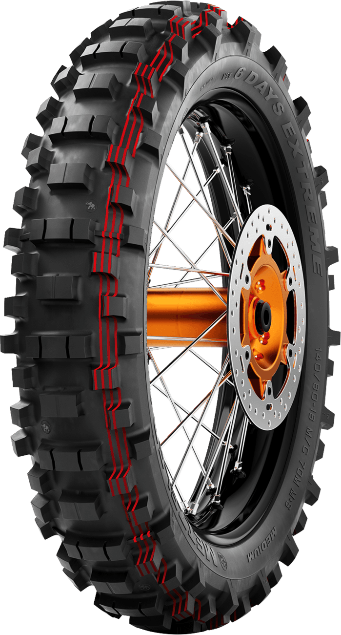 METZELER 0313-0874 Tire - MCE 6 Days Extreme - Rear - 110/80-18 - 58R