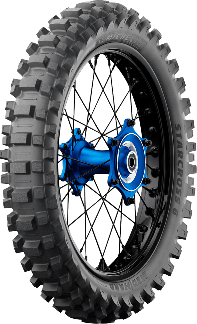 MICHELIN 0313-0908 Tire - StarCross 6 Medium Hard - Rear - 120/90-18 - 65M — image 1 of 7