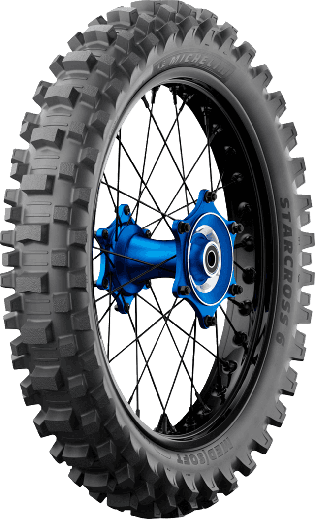 MICHELIN 0313-0912 Tire - StarCross 6 Medium Soft - Rear - 120/80-19 - 63M — image 1 of 7