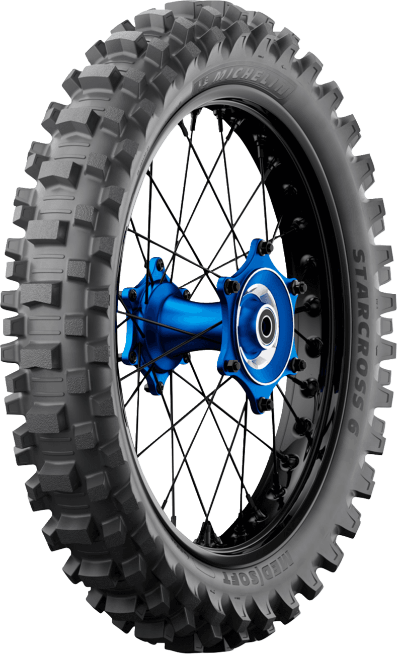 MICHELIN 0313-0912 Tire - StarCross 6 Medium Soft - Rear - 120/80-19 - 63M — image 1 of 7