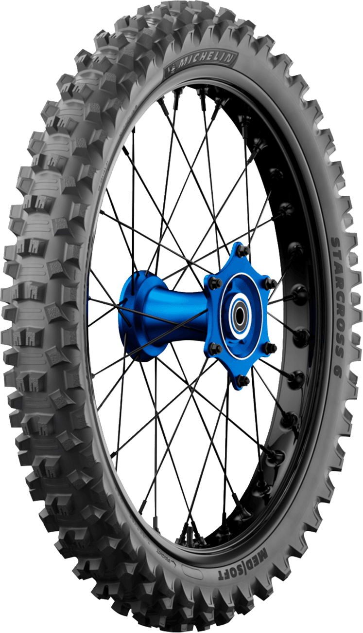 MICHELIN 0313-0914 Tire - StarCross 6 Medium Soft - Front - 80/100-21 - 51M — image 1 of 7