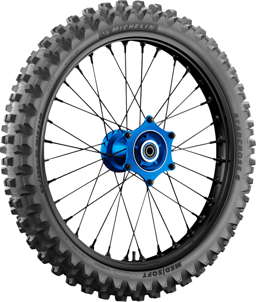 MICHELIN 0313-0915 Tire - StarCross 6 Medium Soft - Front - 90/100-21 - 57M — image 2 of 7