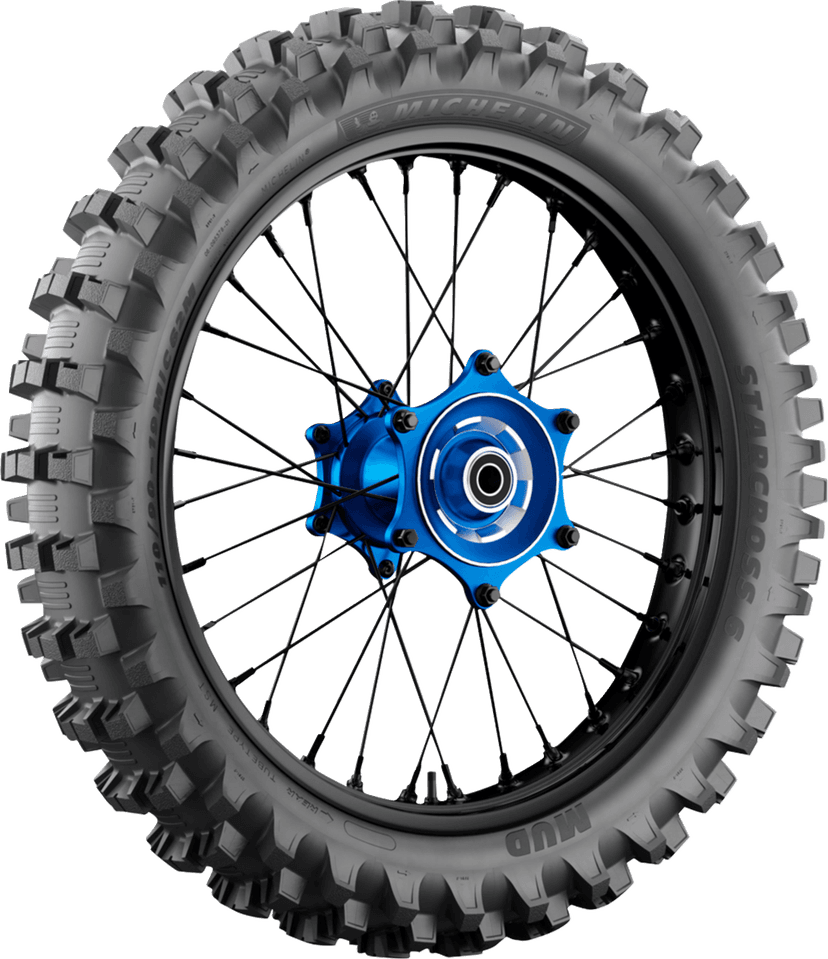 MICHELIN 0313-0917 Tire - StarCross 6 Mud - Rear - 110/90-19 - 62M — image 2 of 7