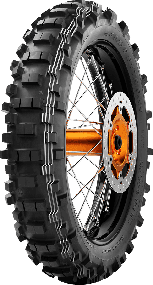 METZELER 0313-0934 Tire - MCE 6 Days Extreme - Rear - 140/80-18 - 70M